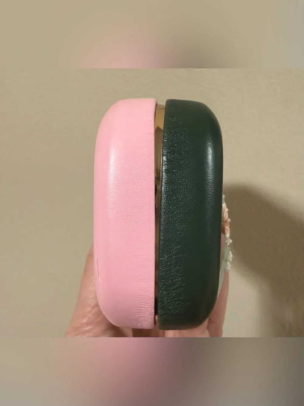 Kate Spade pink hard-shell eyeglass case